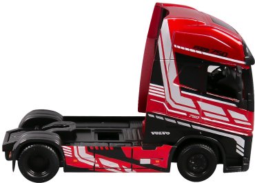 BBurago Custon Cabs - Volvo FH16 Globetrotter 750 XXL 18-32200/18-32203, металл, красный
