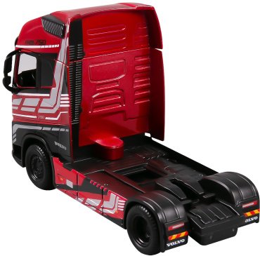 BBurago Custon Cabs - Volvo FH16 Globetrotter 750 XXL 18-32200/18-32203, металл, красный