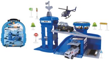 Паркинг Funky Toys Полицейская станция FT0512788-1, синий