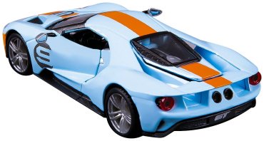 BBurago Ford GT Heritage Edition '19 18-41164, металл, пластик, голубой