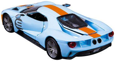 BBurago Ford GT Heritage Edition '19 18-41164, металл, пластик, голубой купить,NaN