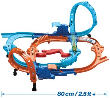 Детские треки и авторалли Hot Wheels Взрывной Запуск HXR710, пластик, мультиколор