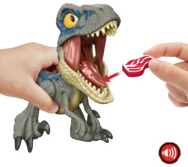 Фигурка Jurassic World Mega Roar. Фигурка динозавра Велоцираптор Блю 20 см 1 шт