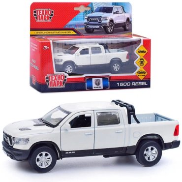 Технопарк Dodge RAM 1500 Rebel, металл, белый