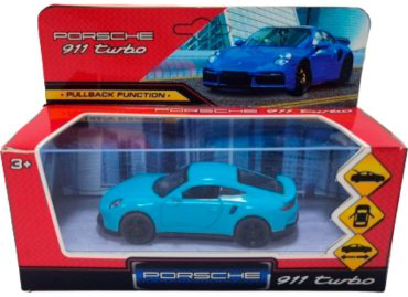 Легковая Технопарк Porshe 911 Turbo 2208C0360-R2, металл, голубой