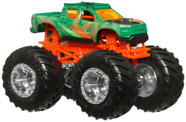 Внедорожник Hot Wheels Nissan 2024 FYJ44/HTM35, пластик, металл, зеленый купить,NaN