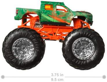 Внедорожник Hot Wheels Nissan 2024 FYJ44/HTM35, пластик, металл, зеленый купить,NaN