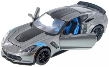Maisto Corvette Grand Sport 2017 31516 GY, металл, серый