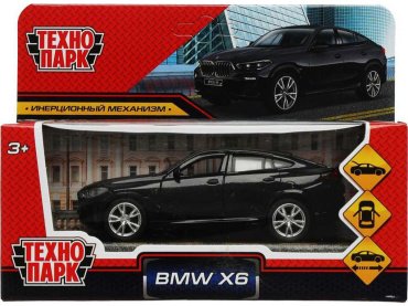 Технопарк BMW X6 X6-12-BK, металл, черный