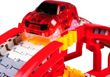 Детские треки и авторалли Action Track Сборный трек 96 деталей (с тоннелями) CF1955, пластик, мультиколор