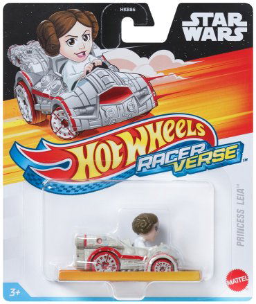 Легковая Hot Wheels RacerVerse - Princess Leia HKB86/HKC08, пластик, мультиколор купить,NaN