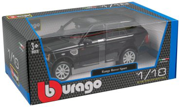 BBurago Range Rover Sport 18-12069 BK, металл, черный купить,NaN