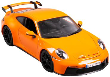 BBurago Porsche 18-21104 OG, металл, пластик, оранжевый