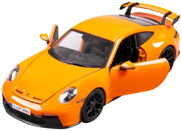 BBurago Porsche 18-21104 OG, металл, пластик, оранжевый