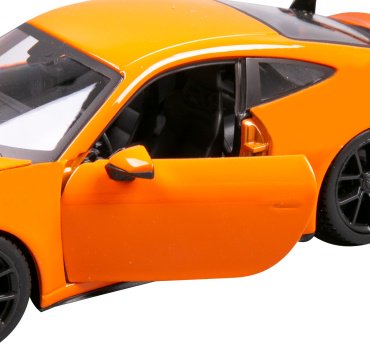 BBurago Porsche 18-21104 OG, металл, пластик, оранжевый