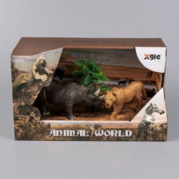 Xing Lian Animal World Носорог и львица