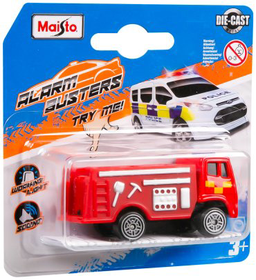 Maisto Alarm Busters - Pumper Fire Truck 85033/6, металл, красный купить,NaN