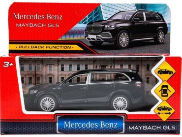 Легковая Технопарк Mercedes-Benz Maybach GLS MAYBCHGLS-12-BK, металл, черный