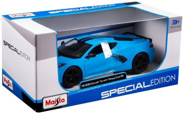 Maisto Chevrolet Corvette C8 2020 31527 BU, металл, голубой купить,NaN