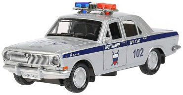Спецтехника Технопарк Полиция 2401-12POL-SR, металл, белый