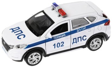 Технопарк Hyundai Tucson, металл, белый