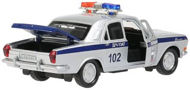 Спецтехника Технопарк Полиция 2401-12POL-SR, металл, белый