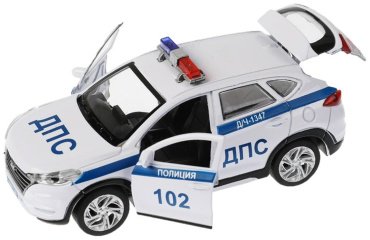 Технопарк Hyundai Tucson, металл, белый