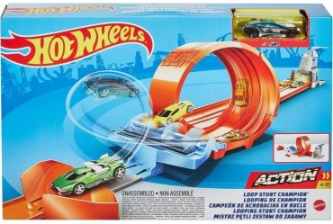 Hot Wheels GBF81/GTV13 Action Чемпион по трюкам в петле купить,0