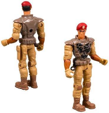 Фигурка Lanard Battle Force. Набор подвижных фигурок бойцов 7.5 см 6 шт