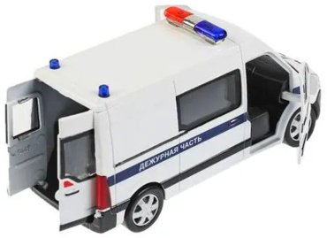 Технопарк Renault Master, металл, белый