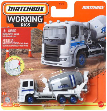 Спецтехника Matchbox Cement King HD N32420/HVV13, металл, белый