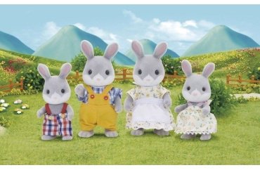 Sylvanian Families Семья серых кроликов 9.5 см купить,NaN