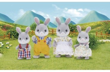 Sylvanian Families Семья серых кроликов 9.5 см купить,NaN