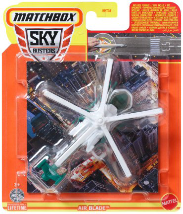 Вертолет Matchbox Air Blade HHT34/HVM68, металл, белый, зеленый купить,NaN