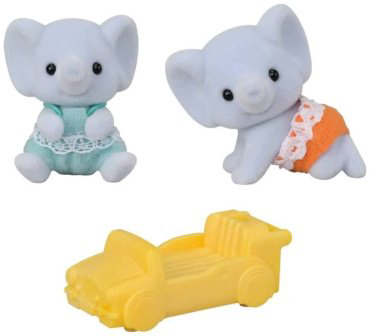 Фигурка Sylvanian Families Слоники-близнецы 4 см 2 шт