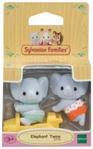 Фигурка Sylvanian Families Слоники-близнецы 4 см 2 шт