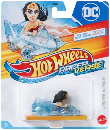 Легковая Hot Wheels RacerVerse - Wonder Woman HKB86/HRT22, пластик, мультиколор купить,NaN