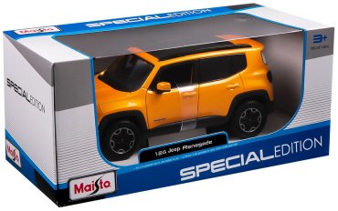 Maisto Jeep Renegade 31282, металл, оранжевый купить,NaN