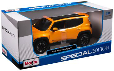 Maisto Jeep Renegade 31282, металл, оранжевый купить,NaN