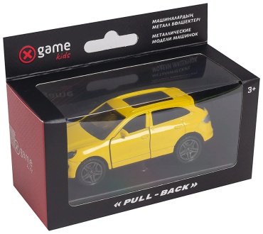 X-Game Pull-Back 64480Y, металл, желтый - ForteMarket X-Game Pull-Back 64480Y, металл, желтый купить,0