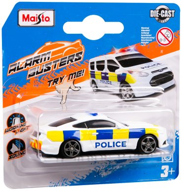 Maisto Alarm Busters - Ford Mustang GT Police '15 85033/1, металл, мультиколор