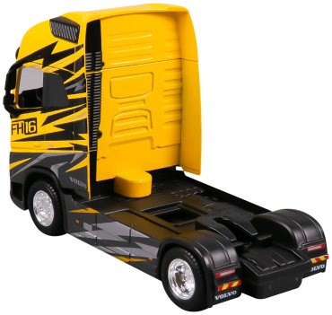 BBurago Модель трака Custon Cabs - Volvo FH16 Globetrotter 750 XXL (yellow) 18-32200/18-32205, металл, желтый