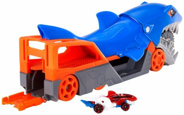 Hot Wheels Basic. Автовоз Кусающая Акула GVG360, пластик, голубой купить,NaN