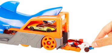 Hot Wheels Basic. Автовоз Кусающая Акула GVG360, пластик, голубой