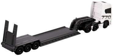 Автотранспортер Maisto Scania 770S with Toolcat 5600 11681/6, металл, пластик, белый
