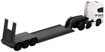 Автотранспортер Maisto Scania 770S with Toolcat 5600 11681/6, металл, пластик, белый купить,NaN