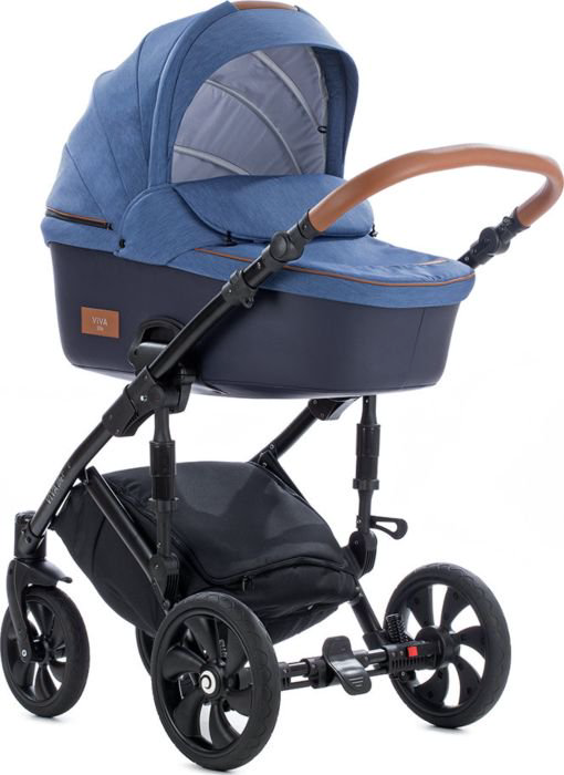 Коляска Tutis Viva Life 2в1 692076 Деним темно-синяя купить,NaN