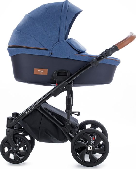 Коляска Tutis Viva Life 2в1 692076 Деним темно-синяя купить,NaN