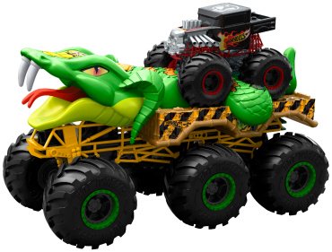 Внедорожник Hot Wheels Big Rig - Cage Rattler HWN86/HWN92, пластик, металл, мультиколор