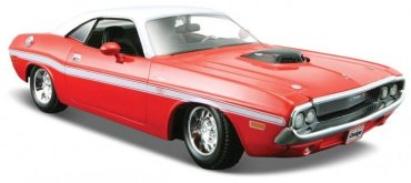 Машина Маисто Challenger R/T Coupe 1970, металл, красный